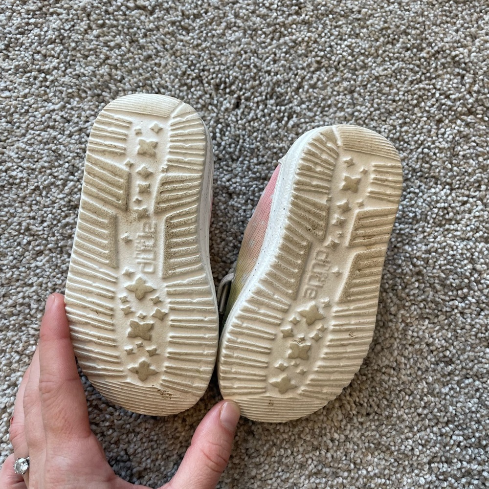 Wendy Toddler Sparkle Star Hey Dude Shoes- Size TD5 - Picture 4 of 4